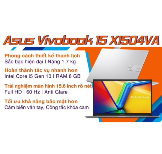 ASUS Vivobook 15 X1504 i5-1335U/8G/512G/15.6 FHD
