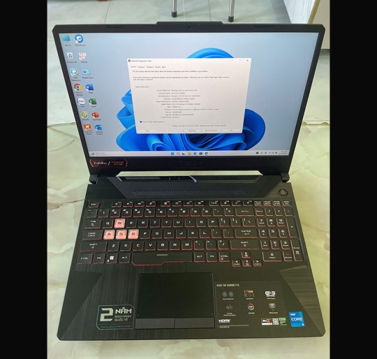 ASUS TUF FX506HF I5-11400H/16GB/512GB/RTX 2050/FHD 144HZ